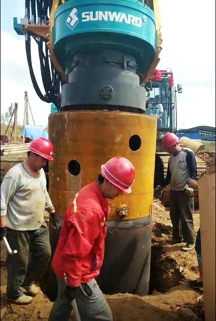 本钱节约几百万，，，，，，这台旋挖是我的摇钱树