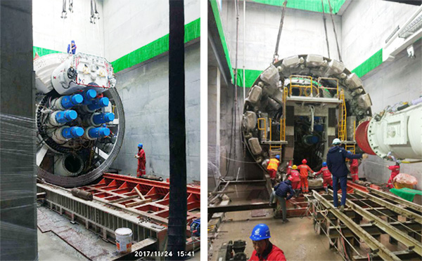 风里雨里，，，，，成都等你！中铁龙8头号玩家盾构机走出长沙