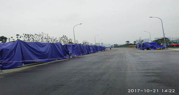 风里雨里，，，，，成都等你！中铁龙8头号玩家盾构机走出长沙