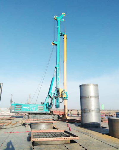 迅速的悍将！宁夏地质局大赞龙8头号玩家智能旋挖钻机