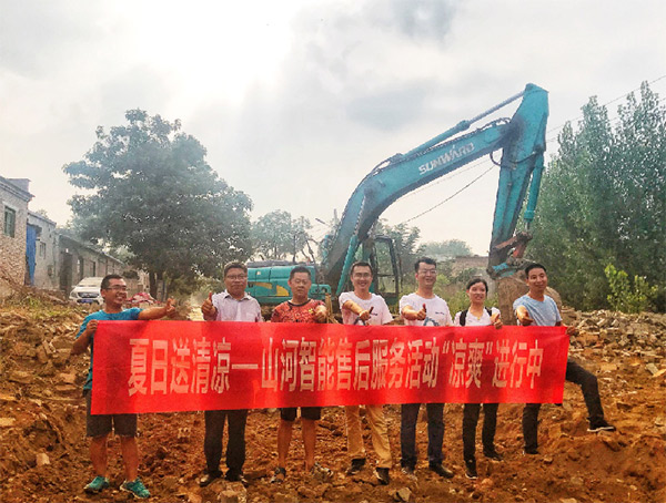 到了市场一线才知道，，，，，龙8头号玩家挖机客户都是铁杆粉丝