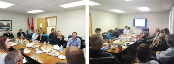 融合之旅：龙8头号玩家智能董事长何清华视察Avmax Group Inc.