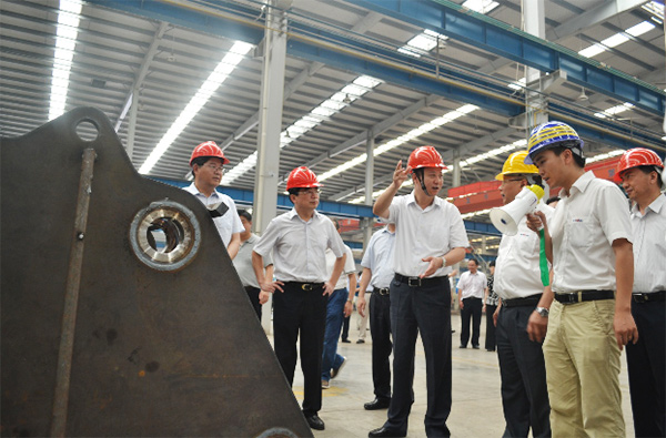 淮北市委书记黄晓武一行调研龙8头号玩家矿装