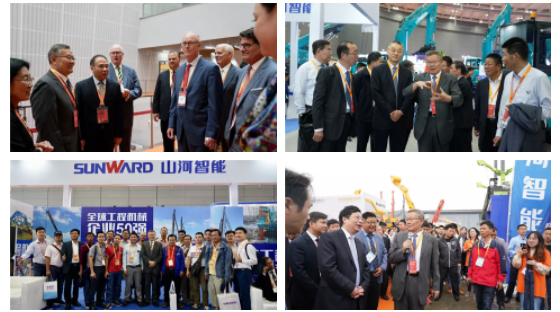 超强阵容尽显立异效果！龙8头号玩家智能闪灼长沙工程机械展