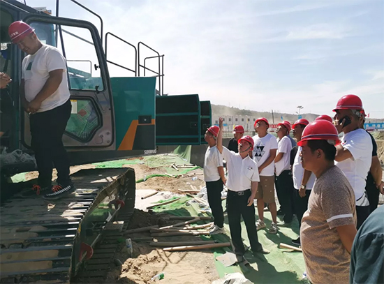 龙8头号玩家智能旋挖钻机助力延安红色文旅建设