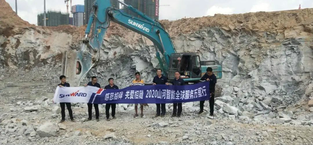 感恩相伴，，，，，关爱相随——龙8头号玩家智能效劳万里行深入广洋装务客户