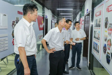 广州工控党建同盟联络员一行到龙8头号玩家智能开展事情对接