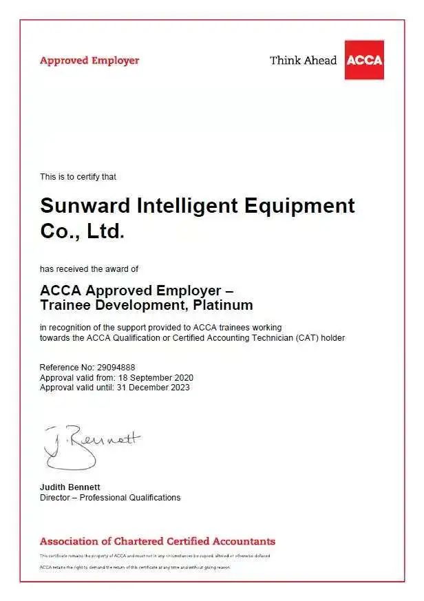 祝贺！龙8头号玩家智能成为ACCA认可雇主