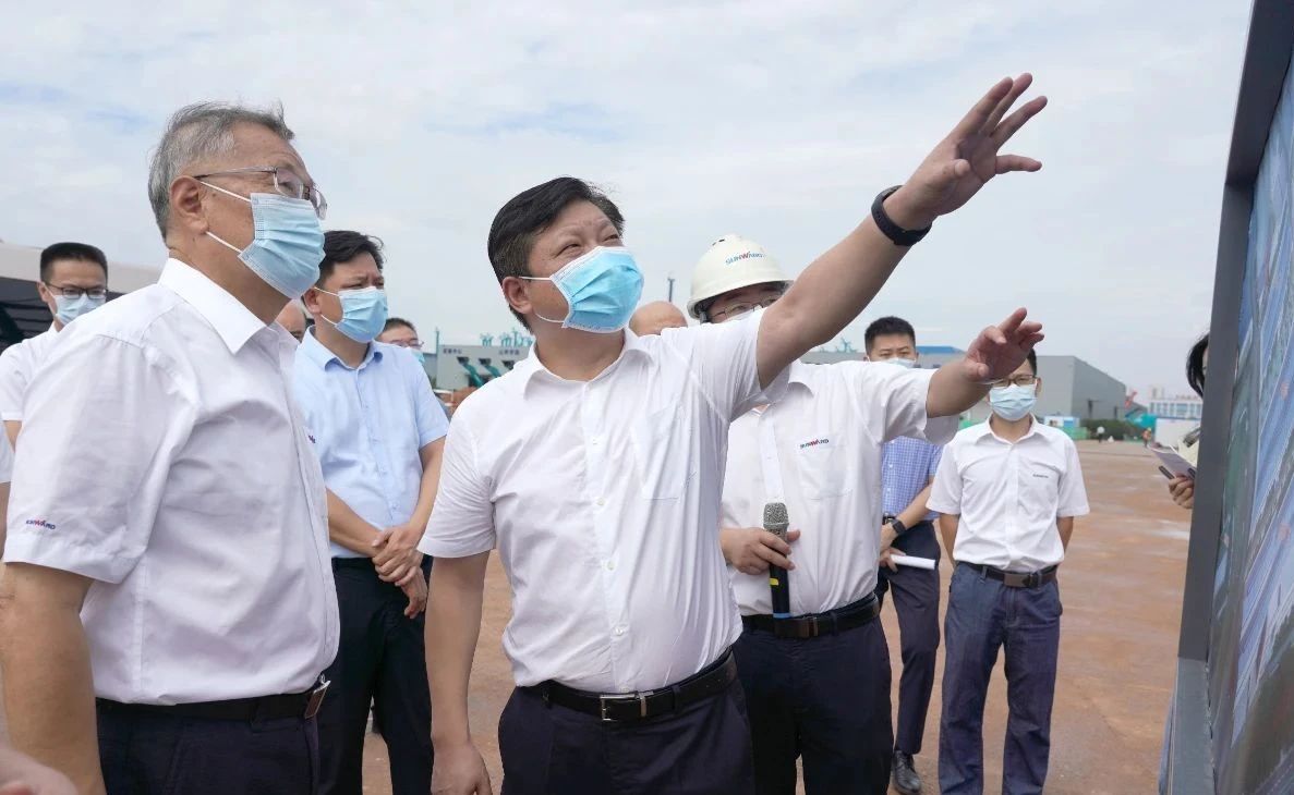 长沙县委书记付旭明调研龙8头号玩家智能