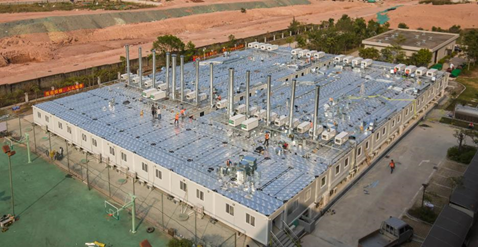 众志成城抗疫情！龙8头号玩家智能高空机械助力惠州方舱医院建设