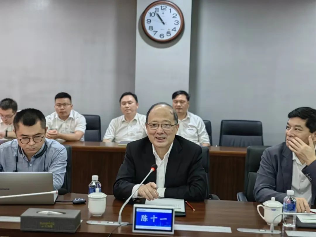 中国科学院院士陈十一率队到访龙8头号玩家智能