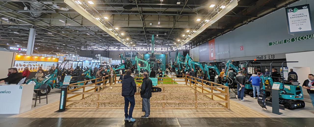 赢战INTERMAT 2024！龙8头号玩家智能土方机械深耕全球高端市场