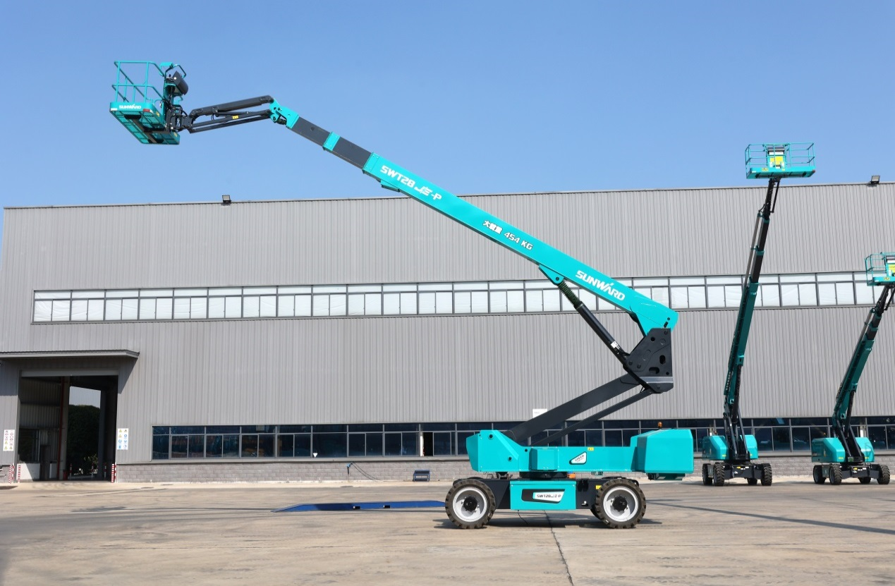 高可靠、高清静、高性能！龙8头号玩家智能新一代P系列电动臂式高空作业平台乐成下线