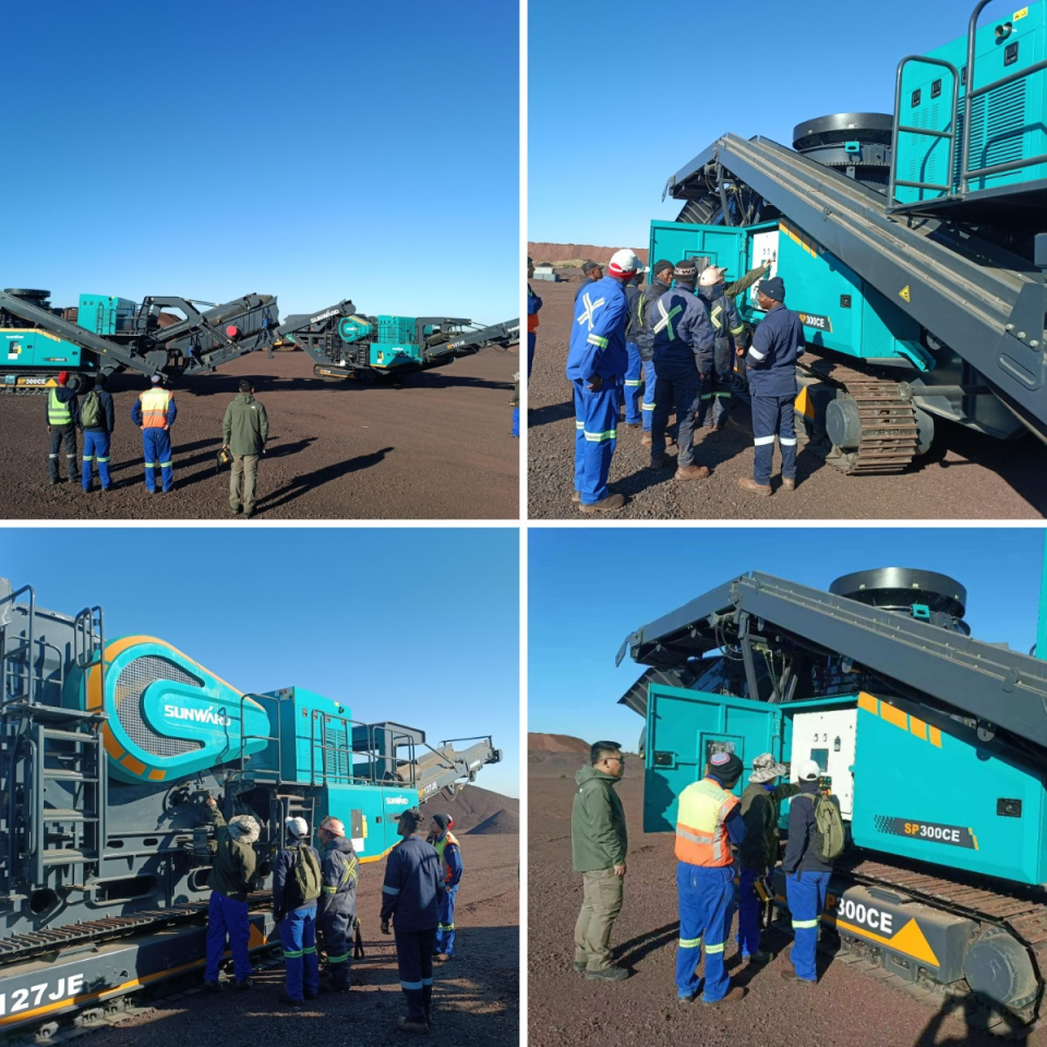 龙8头号玩家智能破碎筛分成套装备乐成上岸非洲市场。。。。。，，，，共绘相助共赢新篇章