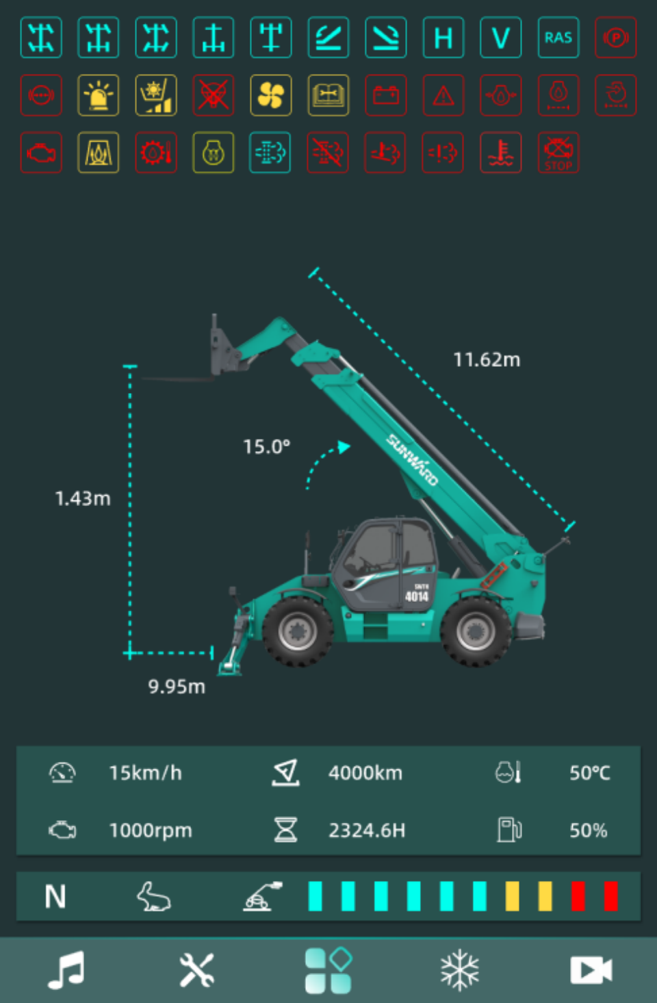 高端机型“双箭齐发”！龙8头号玩家智能两款伸缩臂叉装车乐成下线